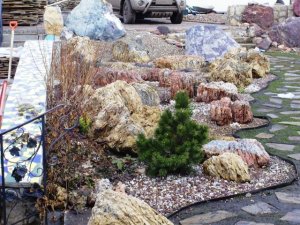 Цветной щебень