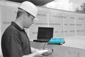 измерение прочности бетона