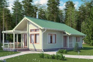 дом из клееного бруса