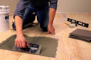 монтаж плитки