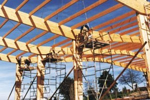 ламинированный брус