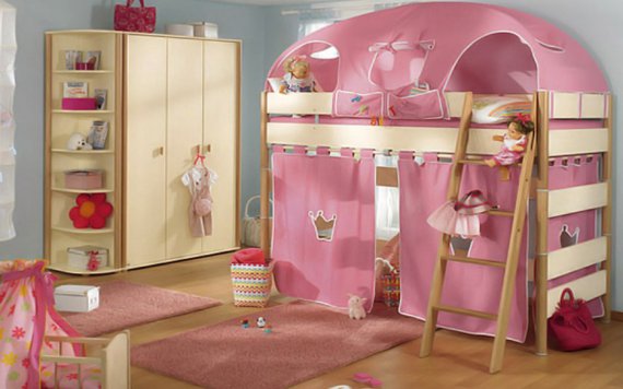 Интерьер детской комнаты для девочки