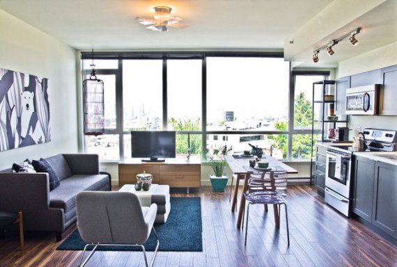 Кухня-студия: как оформить пол?