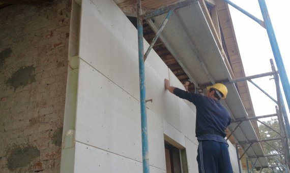 Варианты утепления фасадов