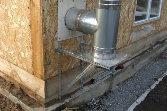 Как правильно установить дымоход из сэндвич труб?