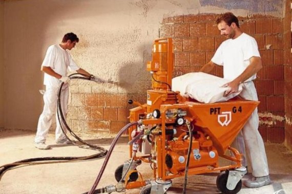 Механизированная штукатурка