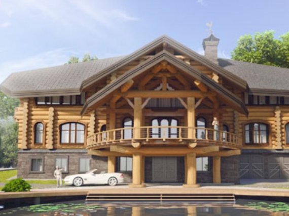 Преимущества элитных деревянных домов