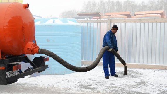 Этапы откачки выгребных ям