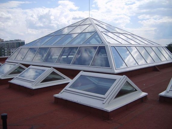 Преимущества зенитных фонарей