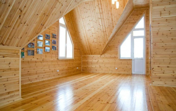 Отделка стен шпунтованной доской