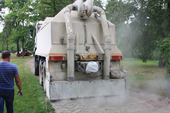 Укрепление грунта: метод - цементация