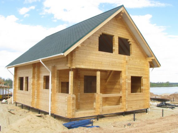 Этапы строительства дома из бруса