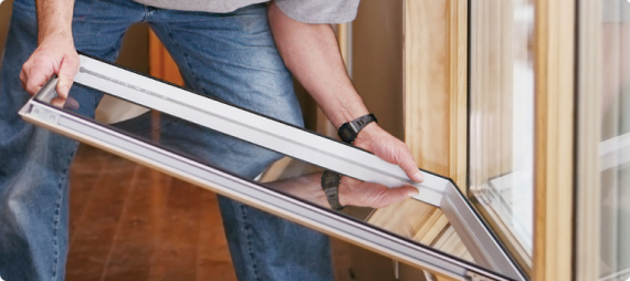 Этапы замены стекла в стеклопакете