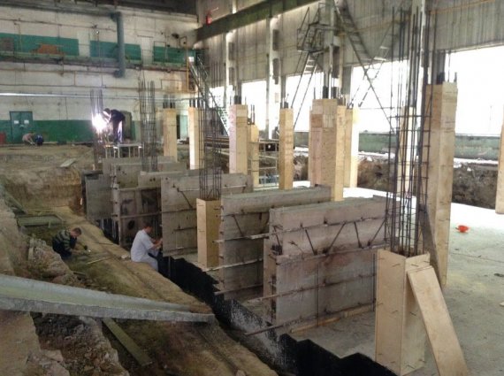 Этапы строительства завода