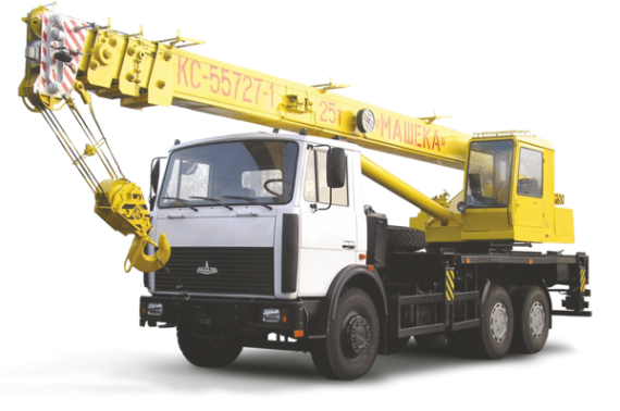 Технические характеристики автокранов Машека