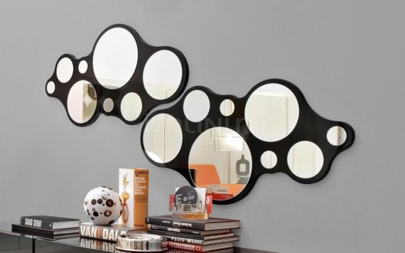 Необычное оформление зеркала для оригинального интерьера