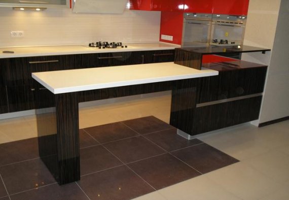 Барные стойки из искусственного камня: отличное решение для кухни