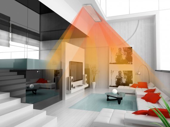 Принцип работы инфракрасного отопления дома 