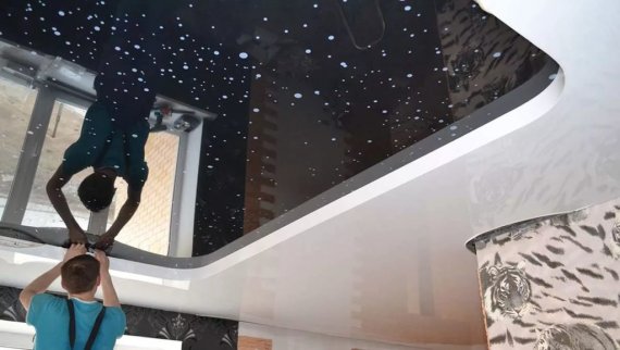 Особенности установки натяжного потолка