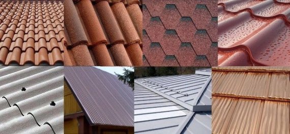Виды кровельных материалов для крыши