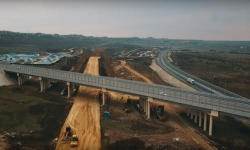 Как в Керчи строится железнодорожный подход к Крымскому мосту