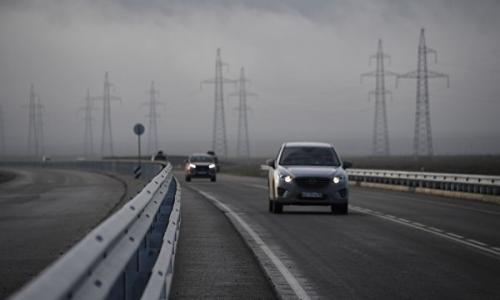 Крым. На трассе «Таврида» от Керчи до Симферополя открыто движение транспорта