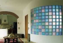 Стеклоблоки — используем в ванной