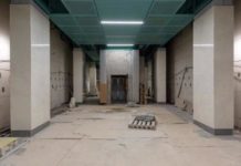 Москва. Строительство станции метро «Беломорская»