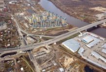 В Тюмени открыто движение по новому «Совмещённому» мосту через реку Туру