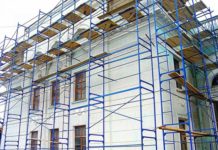 Особенности рамных строительных лесов