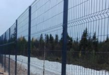 2D секции из железных прутьев без коррозии