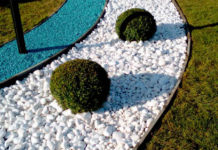 Области применения декоративного щебня