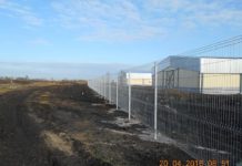 Быстровозводимый железный забор