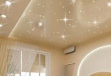 Натяжной потолок: плюсы