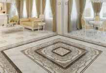 Напольная плитка в классическом стиле: тонкости оформления интерьера