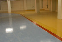 Наливной полиуретановый пол: особенности материала