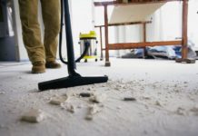 Этапы проведения уборки после ремонта