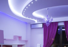 Натяжные потолки: виды, монтаж, дизайн