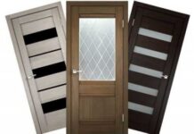 Типы покрытия межкомнатных дверей