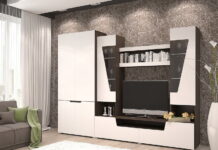 Стенки для гостиной: конфигурации и стили