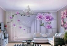 3D-обои: оригинальный и простой способ сделать интерьер неповторимым
