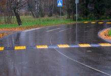 Искусственная дорожная неровность на дорогах и паркингах