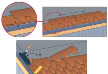 Технология монтажа гибкой черепицы Деке