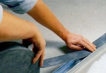 Применение уплотнительной ленты