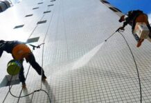 Мытье фасадов: тонкости работы