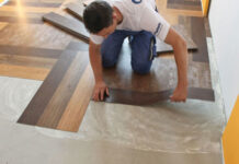 Тонкости процесса укладки кварцвиниловой плиткДи