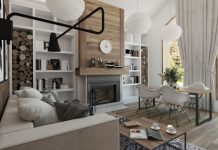 Правила дизайна интерьера коттеджа