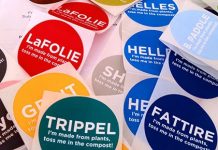 Где применяются наклейки с логотипом?