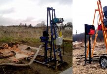Процесс бурения скважин на воду