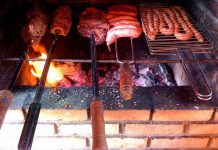 Барбекю из кирпича: вкусное мясо